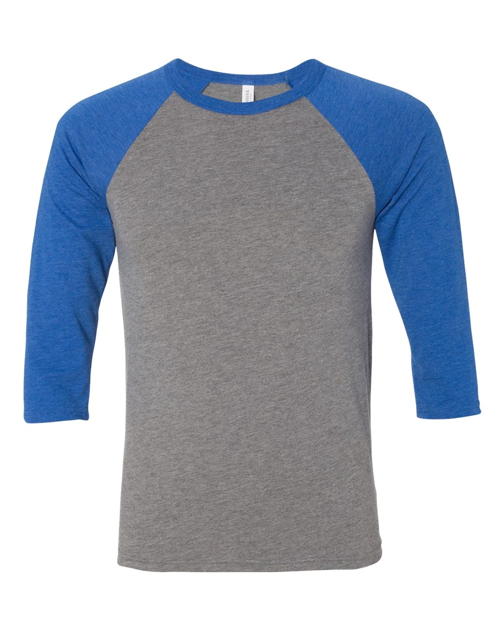 BELLA+CANVAS 3200 Unisex Three-Quarter Sleeve Baseball Tee