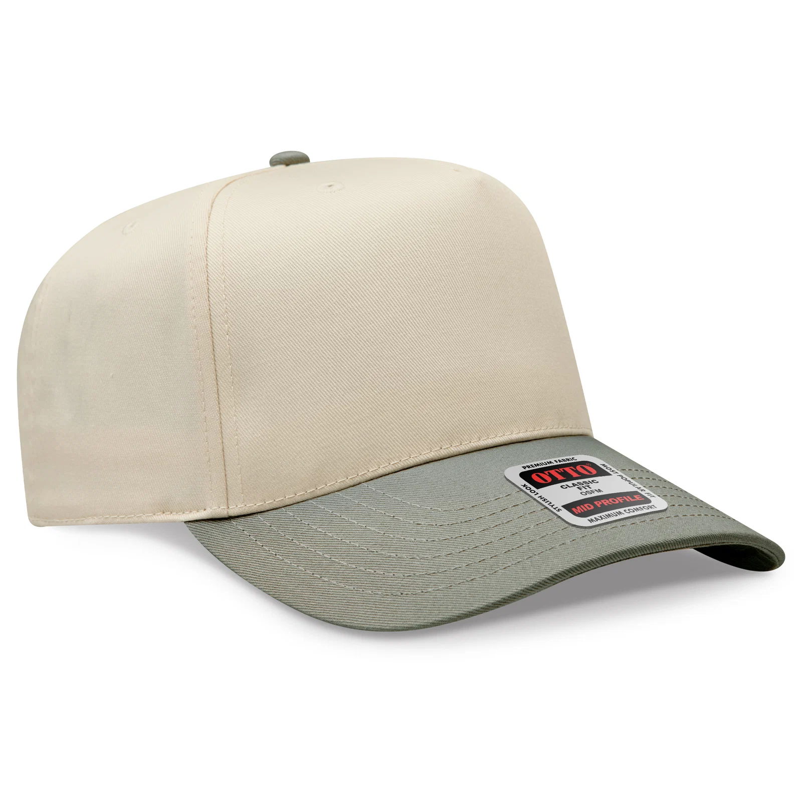 OTTO CAP 31-069 5 Panel Mid Profile Baseball Cap